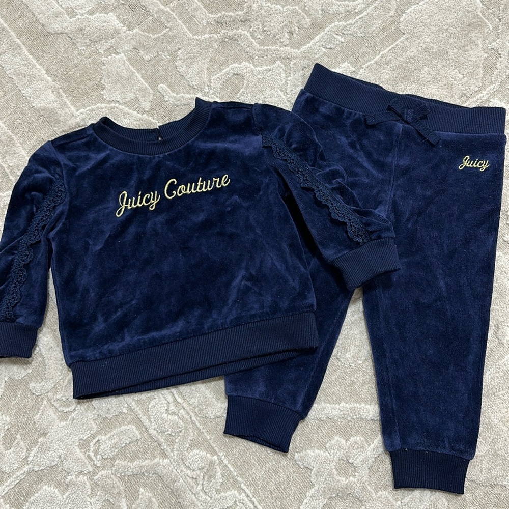 Juicy Couture baby girl sweatset, 12M